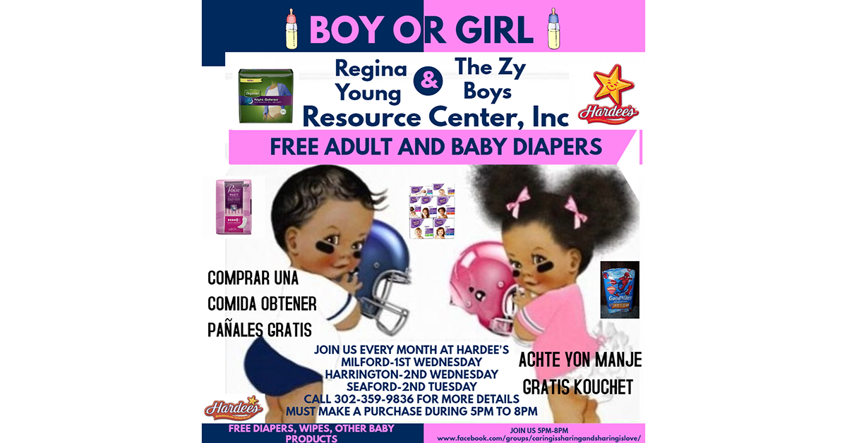 Logo for Regina Young and The Zy Boys Resource Center, Inc.