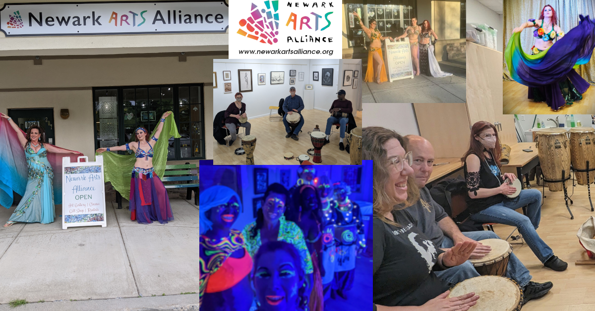 Logo for Drum, Dance and Music at the Newark Arts Alliance