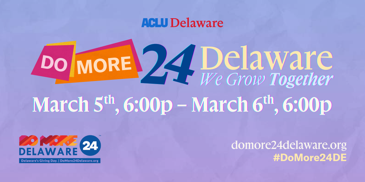 Logo for ACLU of Delaware