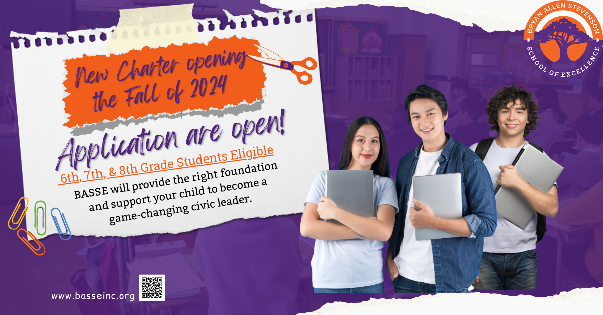 Logo for Bryan Allen Stevenson School Of Excellence